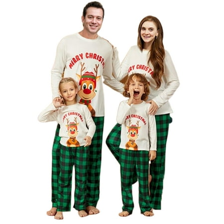 FSDJHSDH Family Matching Pajamas Set Long Sleeve Plaid Xmas Parent-Child Sleepsuit Nightwear
FSDJHSDH Family Matching Pajamas Set Long Sleeve Plaid Xmas Parent-Child Sleepsuit Nightwear