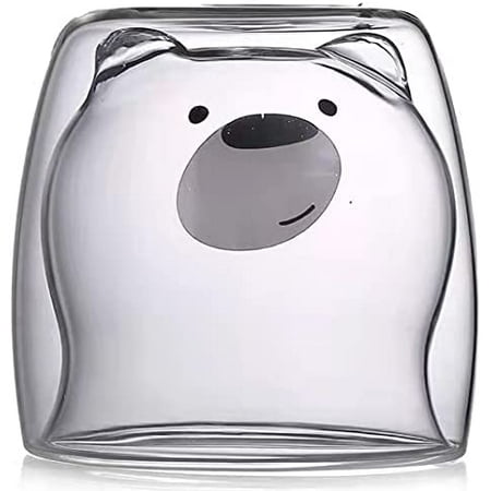Cute Mugs Bear Tea Cup Milk Couple Double Heat Resistant Wall Glass Espresso Mug Funny Valentine s Day Birthday Gifts For You (Shy Bear)
Cute Mugs Bear Tea Cup Milk Couple Double Heat Resistant Wall Glass Espresso Mug Funny Valentine s Day Birthday Gifts For You (Shy Bear)