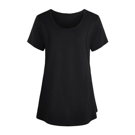 Womens Clothes Clearance Fashion Solid Short Sleeve Breast-Feeding Pregnant Woman Maternity Blouse
Womens Clothes Clearance Fashion Solid Short Sleeve Breast-Feeding Pregnant Woman Maternity Blouse