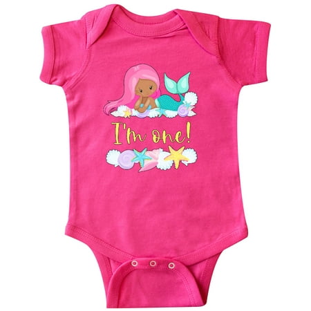 Inktastic I m 1 Mermaid with Pink Hair and Shells Gift Baby Boy or Baby Girl Bodysuit
Inktastic I m 1 Mermaid with Pink Hair and Shells Gift Baby Boy or Baby Girl Bodysuit