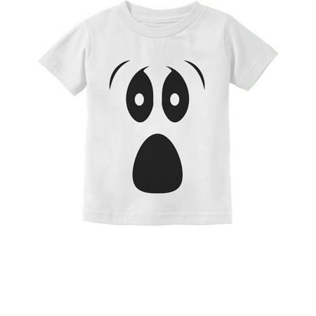Tstars Silly Ghost Face Halloween Easy Costume Kids Spooky Shirt
