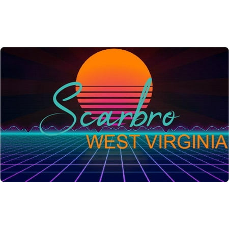 Fairview South Dakota 4 X 2.25-Inch Fridge Magnet Retro Neon Design