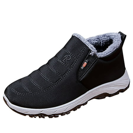 QYZEU Slide On Snow Boots Men Mens Winter Snow Boots Size 11 Men Snow Boots Simple Fashion In Autumn And Winter Solid Color Comfort Cotton Thickened Warm Flat Bottom Round Toe Comfortable
QYZEU Slide On Snow Boots Men Mens Winter Snow Boots Size 11 Men Snow Boots Simple Fashion In Autumn And Winter Solid Color Comfort Cotton Thickened Warm Flat Bottom Round Toe Comfortable