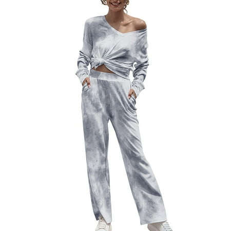 Juebong Two Piece Set for Women Loose Crewneck Drawstring Tops And Pants Trendy Fall Suit Pajama Outfits with Pocket Gray suits sets size XXL
Juebong Two Piece Set for Women Loose Crewneck Drawstring Tops And Pants Trendy Fall Suit Pajama Outfits with Pocket Gray suits sets size XXL