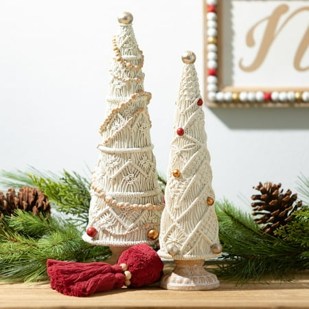 Sullivans-Ball With Tassel Ornament - Set of 3