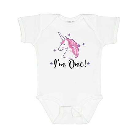 Inktastic 1st Birthday Unicorn Gift Baby Girl Bodysuit