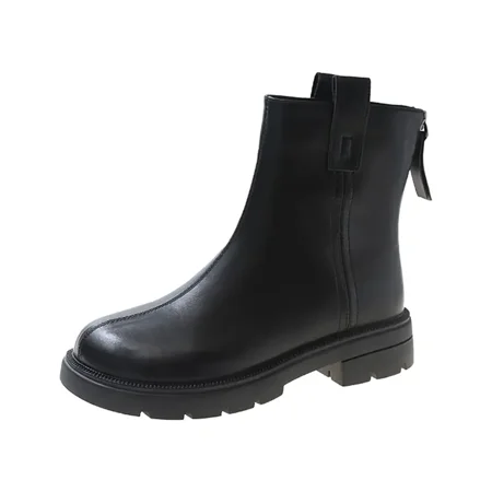 Women‘s Round Toe Chunky Heeled Chelsea Boots Solid Color Ankle High Boots Women‘s Footwear
Women‘s Round Toe Chunky Heeled Chelsea Boots Solid Color Ankle High Boots Women‘s Footwear