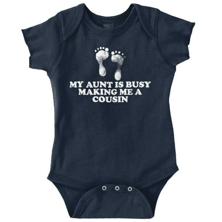 Aunt Newborn Romper Bodysuit For Babies Is Making A Cousin Funny Niece Nephew Uncle Gift Idea
Aunt Newborn Romper Bodysuit For Babies Is Making A Cousin Funny Niece Nephew Uncle Gift Idea