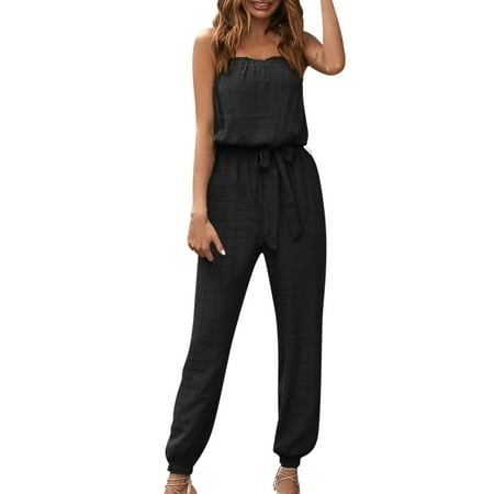 Qufokar Maternity Night Shirt Off The Should Jumpsuit for Women Women Summer Casual Jumpsuit Off Shoulder Elastic Waist Suit Belted Beam Foot Long Rompers With Pocket
Qufokar Maternity Night Shirt Off The Should Jumpsuit for Women Women Summer Casual Jumpsuit Off Shoulder Elastic Waist Suit Belted Beam Foot Long Rompers With Pocket