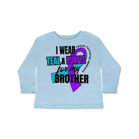 Inktastic Suicide Prevention I Wear Teal and Purple for My Brother Gift Toddler Boy or Toddler Girl Long Sleeve T-Shirt
Inktastic Suicide Prevention I Wear Teal and Purple for My Brother Gift Toddler Boy or Toddler Girl Long Sleeve T-Shirt