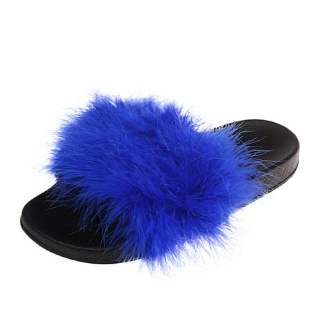 Comfortable Sandals for Women Women s Fashion Solid Color Plush Slippers Casual Flat Sasual Slippers Flock
Comfortable Sandals for Women Women s Fashion Solid Color Plush Slippers Casual Flat Sasual Slippers Flock