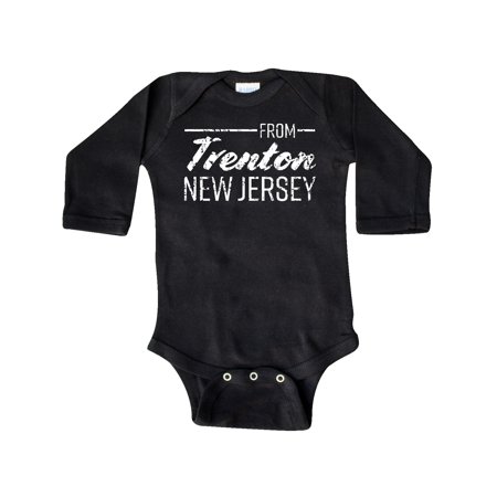 Inktastic From Trenton New Jersey in White Distressed Text Gift Baby Boy or Baby Girl Long Sleeve Bodysuit
Inktastic From Trenton New Jersey in White Distressed Text Gift Baby Boy or Baby Girl Long Sleeve Bodysuit