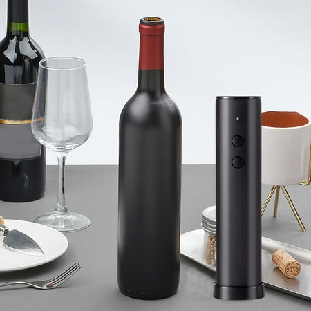 Ovzne Electric Bottle Opener Automatic Electric Wine Bottle Opener With Foil Cutter Rechargeable One Size Black
Ovzne Electric Bottle Opener Automatic Electric Wine Bottle Opener With Foil Cutter Rechargeable One Size Black