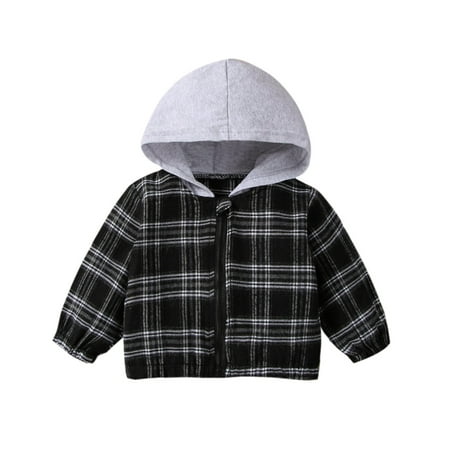 Fsqjgq Boys Toddler Winter Coats 5T Baby Boys Girls Flannel Shirt Jacket Plaid Patchwork Long Sleeve Fall Shirt Hooded Coat Outwear Boy Hooded Coat Cotton Black 92
Fsqjgq Boys Toddler Winter Coats 5T Baby Boys Girls Flannel Shirt Jacket Plaid Patchwork Long Sleeve Fall Shirt Hooded Coat Outwear Boy Hooded Coat Cotton Black 92