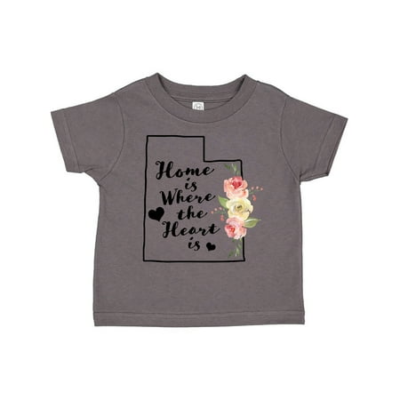 Inktastic Utah Home is Where The Heart is with Watercolor Floral Gift Toddler Toddler Girl T-Shirt
Inktastic Utah Home is Where The Heart is with Watercolor Floral Gift Toddler Toddler Girl T-Shirt