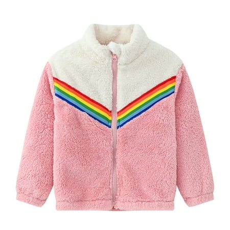 BIZIZA Infant Baby Jacket Fleece Zip Up Color Block Thicken High Neck Long Sleeve for 3M-4Y Chlid Tops Pink 110
BIZIZA Infant Baby Jacket Fleece Zip Up Color Block Thicken High Neck Long Sleeve for 3M-4Y Chlid Tops Pink 110
