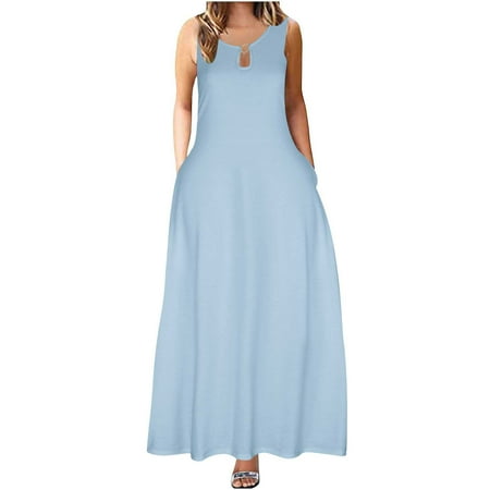 NARABB Women s Summer Short Sleeve Solid Camisole Suspenders Round NeckPullover Dress
NARABB Women s Summer Short Sleeve Solid Camisole Suspenders Round NeckPullover Dress