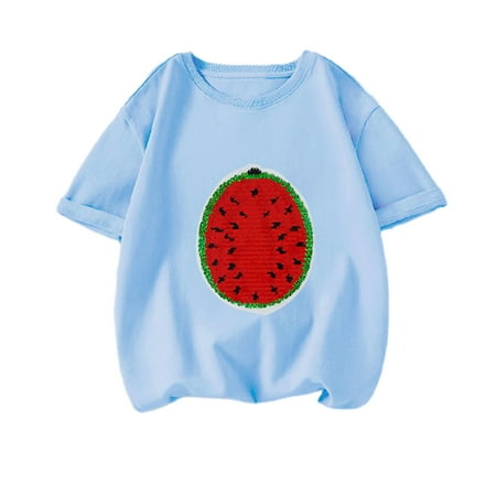 MXIEZI 3-14T Baby Girls T-Shirt Toddler Kids Short Sleeve Pullover Tees Youth Printed T Shirt Kids Crewneck Tees Tops
MXIEZI 3-14T Baby Girls T-Shirt Toddler Kids Short Sleeve Pullover Tees Youth Printed T Shirt Kids Crewneck Tees Tops