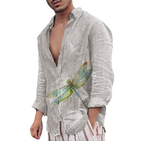 Men Autumn Winter Cotton And Linen Printed Long Sleeves Single Stand Collar Casual Top Shirts Pajama Short Sleeve
Men Autumn Winter Cotton And Linen Printed Long Sleeves Single Stand Collar Casual Top Shirts Pajama Short Sleeve