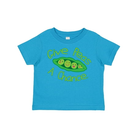 Inktastic Give Peas a Chance. Gift Toddler Boy or Toddler Girl T-Shirt
