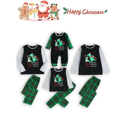 Licupiee Christmas Pajamas for Family Matching Pjs Sets Cotton Dinosaur Top and Striped Pants Xmas Pajamas for Women Men Kids
Licupiee Christmas Pajamas for Family Matching Pjs Sets Cotton Dinosaur Top and Striped Pants Xmas Pajamas for Women Men Kids