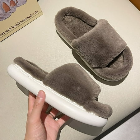 QWZNDZG Thick Fluffy Fur Slippers 2022 New Women Winter House Warm Furry Slippers Women Flip Flops Home Slides Flat Indoor Floor Shoes
QWZNDZG Thick Fluffy Fur Slippers 2022 New Women Winter House Warm Furry Slippers Women Flip Flops Home Slides Flat Indoor Floor Shoes