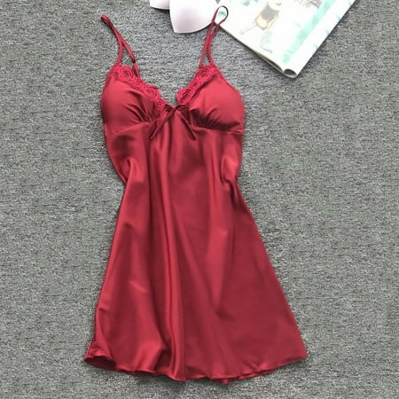 Women Fashion Sexy Sleepwear Lingerie Lace Temptation Belt Underwear Nightdress Red M
Women Fashion Sexy Sleepwear Lingerie Lace Temptation Belt Underwear Nightdress Red M