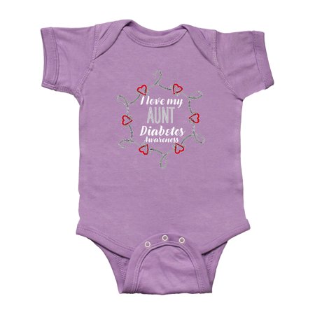 Inktastic I Love My Aunt Diabetes Awareness Gift Baby Boy or Baby Girl Bodysuit
Inktastic I Love My Aunt Diabetes Awareness Gift Baby Boy or Baby Girl Bodysuit