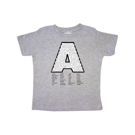 Inktastic A Word Search Puzzle Gift Toddler Boy or Toddler Girl T-Shirt