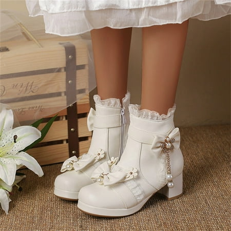 Gubotare Womens Ankle Boots Fall 2022 Womens Ankle Boots Slip on Pointed Toe Chunky Block Mid Heel Leather Elastic Panel Casual Chelsea Western Booties White 9
Gubotare Womens Ankle Boots Fall 2022 Womens Ankle Boots Slip on Pointed Toe Chunky Block Mid Heel Leather Elastic Panel Casual Chelsea Western Booties White 9