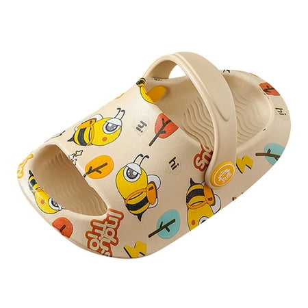 Kids Cute Baotou Slipper Summer Cartoon Bee Slip On Water Shoes Children Boys Girls Beach Pool Shower Slippers Mules
Kids Cute Baotou Slipper Summer Cartoon Bee Slip On Water Shoes Children Boys Girls Beach Pool Shower Slippers Mules