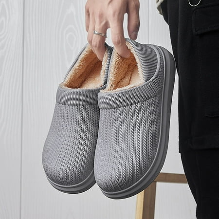 Gzztg Fuzzy slippers for men Men s Casual Winter Solid Ankle Short Bootie Waterproof Footwear Warm Shoes
Gzztg Fuzzy slippers for men Men s Casual Winter Solid Ankle Short Bootie Waterproof Footwear Warm Shoes