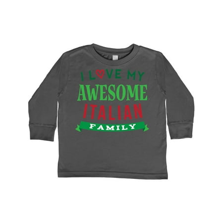 Inktastic Italy Love my Awesome Italian Family Gift Toddler Boy or Toddler Girl Long Sleeve T-Shirt
Inktastic Italy Love my Awesome Italian Family Gift Toddler Boy or Toddler Girl Long Sleeve T-Shirt