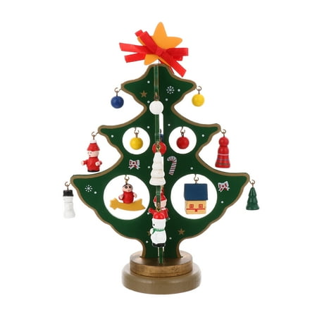 TOYMYTOY Christmas Tree Shape Wooden Ornament Holiday Adornment Xmas Desktop Decoration
TOYMYTOY Christmas Tree Shape Wooden Ornament Holiday Adornment Xmas Desktop Decoration