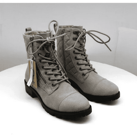 White Mountain Women s Dashing Lug Sole Combat Boots( size 5 )