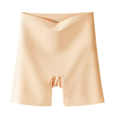 opvise Seamless Elastic Shaping Panties Women High Waist Body Shaper Safety Panties Skin M