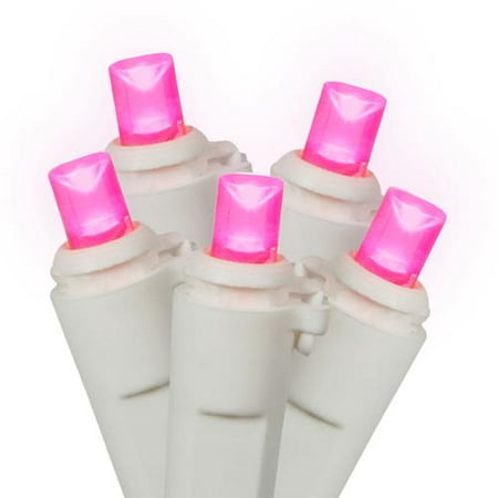 set of 60 hot pink led wide angle christmas lights white set of 60 hot pink led wide angle christmas lights white