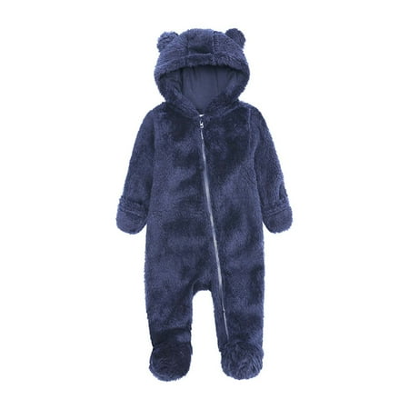 BadyminCSL Toddler Baby Boys Girls Plush Cute Bear Ears Winter Thick Warm Jumpsuit Romper
BadyminCSL Toddler Baby Boys Girls Plush Cute Bear Ears Winter Thick Warm Jumpsuit Romper