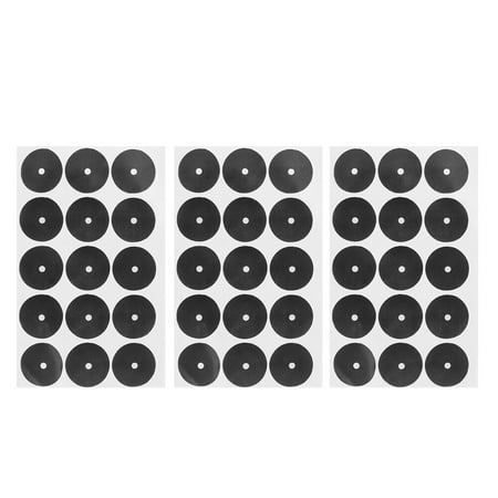 3 Sheets of Pool Table Marker Dots Billiard Dot Stickers Black Snooker Spots