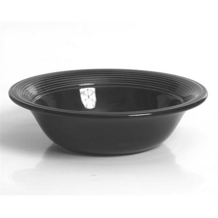 Tuxton China BBB-4805 9.5 in. x 2.63 in. Pasta-Salad Bowl - Black - 1 Dozen
