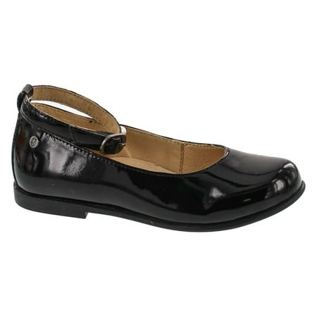 Naturino Girls 5067 Dress Ankle Strap Flats Shoes Lacca Nero 30