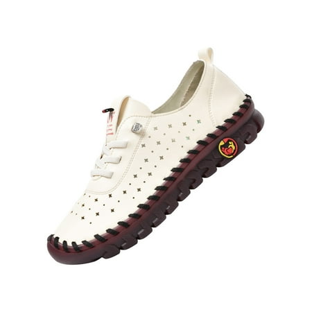 Avamo Women Driving Lace Up Flat Shoe Work Light Weight Round Toe Casual Shoes Comfort Low Top Sneakers White-1 8
Avamo Women Driving Lace Up Flat Shoe Work Light Weight Round Toe Casual Shoes Comfort Low Top Sneakers White-1 8