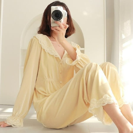 DanceeMangoo Lazy Style Womens Pajamas Set Winter Leisure Elastic Warm Flannel Sleepwear Set Womens Long Sleeve Nightwear Girl Home Clothes
DanceeMangoo Lazy Style Womens Pajamas Set Winter Leisure Elastic Warm Flannel Sleepwear Set Womens Long Sleeve Nightwear Girl Home Clothes