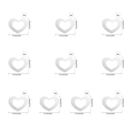 10Pcs Heart Shape Cake Mold Cake Decorating Shape Cake Mould Cake Maker Pet Plastic Mound Home Bakery Baking Tool
10Pcs Heart Shape Cake Mold Cake Decorating Shape Cake Mould Cake Maker Pet Plastic Mound Home Bakery Baking Tool
