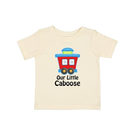 Inktastic Train Our Little Caboose New Baby Gift Baby Boy or Baby Girl T-Shirt