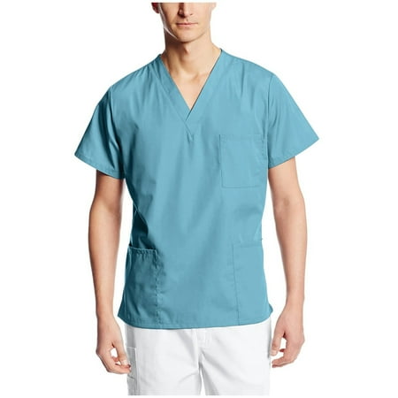 purcolt Men s Plus Size Scrub Tops Casual Working Uniform Blouse Lightweight Solid Color Shirts Short Sleeve V-neck Pullover Tunic Nursing Revolution Workwear with 3 Pockets
purcolt Men s Plus Size Scrub Tops Casual Working Uniform Blouse Lightweight Solid Color Shirts Short Sleeve V-neck Pullover Tunic Nursing Revolution Workwear with 3 Pockets