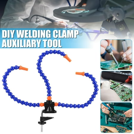 New Solder Helping Hands Soldering Third Hand Tool Flexible Arms Clamp Swivel