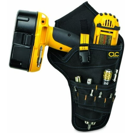 CLC Custom Leathercraft 5023 Deluxe Cordless Poly Drill Holster Black
