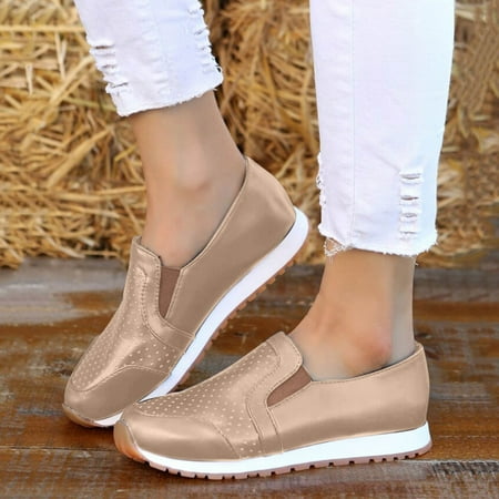 ERTUTUYI Fashion Autumn Women Casual Shoes Flat Bottom Non Slip Solid Color Round Toe Slip On Comfortable Lightweight A 37
ERTUTUYI Fashion Autumn Women Casual Shoes Flat Bottom Non Slip Solid Color Round Toe Slip On Comfortable Lightweight A 37