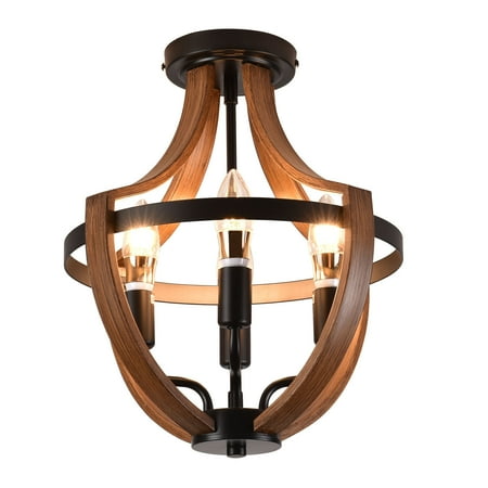 Miumaeov Farmhouse Hanging Pendant Lighting 4 Light Wood Farmhouse Chandelier Rustic Wood Pendant Light Fixtures for Hallway Foyer Entryway Kitchen Island Bedroom
Miumaeov Farmhouse Hanging Pendant Lighting 4 Light Wood Farmhouse Chandelier Rustic Wood Pendant Light Fixtures for Hallway Foyer Entryway Kitchen Island Bedroom